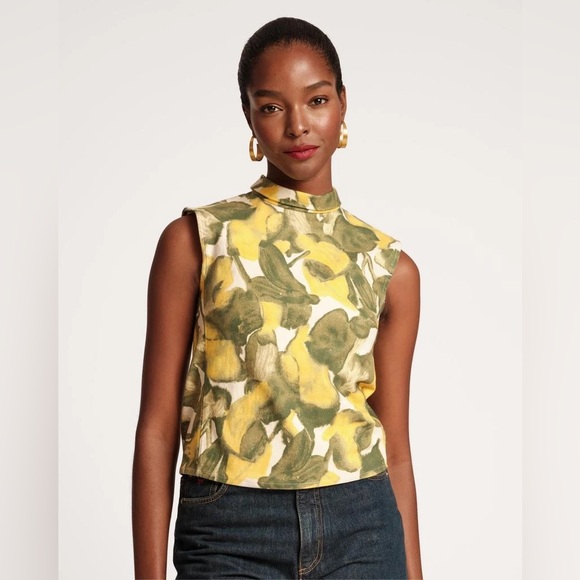 FRANCES VALENTINE Tops - FRANCES VALENTINE XS colleen top pear blossom perfect condition no smoke/pets